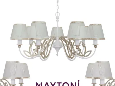 Chandelier Milea ARM824-PL-07-W Maytoni Classic Free 3D model