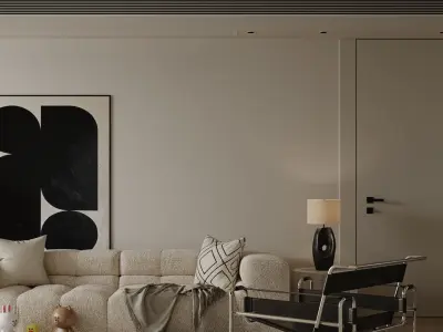 apartment interior scenes          3D model buy
