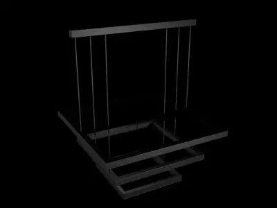 Modern Chandelier 3D model