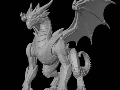 Robotic Dragon 3D model