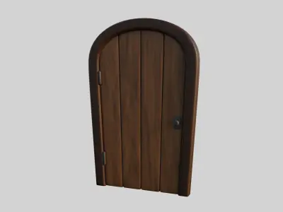 Cartoon Door 17b 3D model