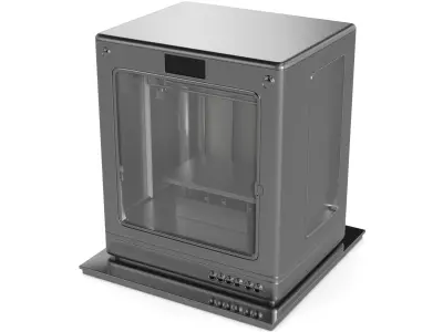 3D Printing Devices DLP Low-poly 3D model