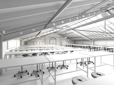 Loft Studio Workshop 3D model