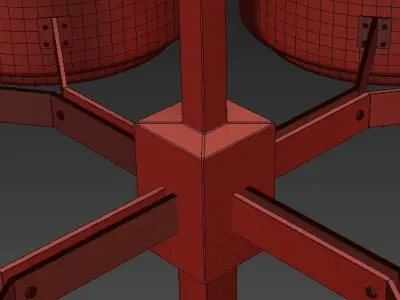 Hans Agne Jakobsson Ceiling Lamp Model T4938 3D model