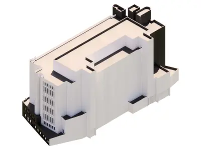 Dovzhenko Centre in Kyiv 3D model