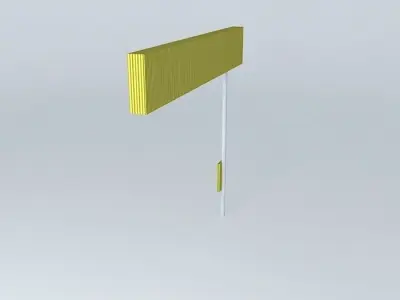 EDIT ME!: Freeway sign 5 Free 3D model