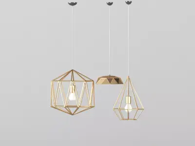 Ceiling light 3D model 55