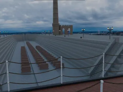 Hamilton Graving Dock titanic era 3D model