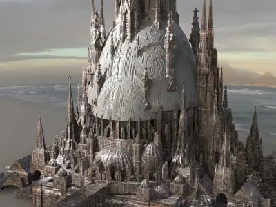 Barbarian Grand Wizards towers  3D model