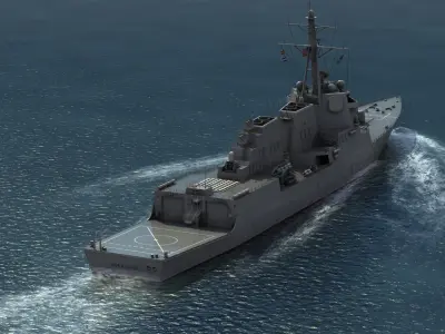  Arleigh Burke FlightIII Destroyer 