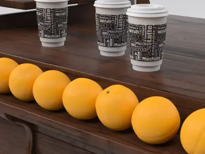 Coffee Bike mobile coffee 3D model