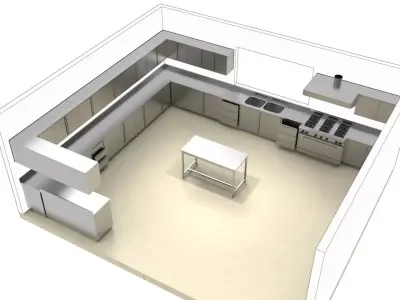 KITCHEN 84 3D model