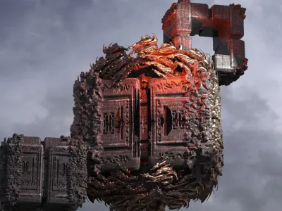 Dantes Inferno Hell Structures  3D model