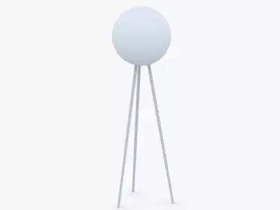 1418 - Floor Lamp Low-poly 3D model