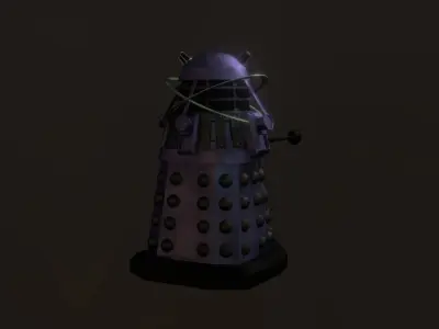STEAMPUNK STRATEGY DALEK - Rogue Film Productions Low-poly 3D model