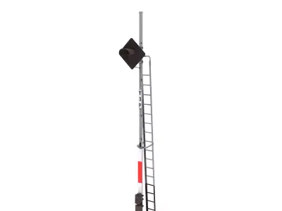 Train Traffic Light 11 3D model