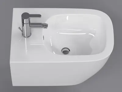 Hanging Bidet 3D model
