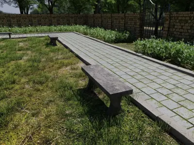 Park Scene 3D model