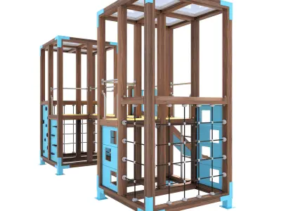 Play Tower Halo Twin 3D model