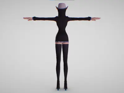 Nico Robin - One Piece - Pirate Warriors Low-poly 3D model