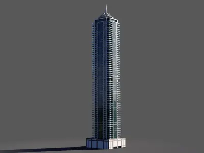 Emirates Crown Tower - Dubai marina 3D model