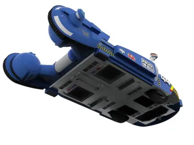 Bladerunner Original Spinner Low-poly 3D model