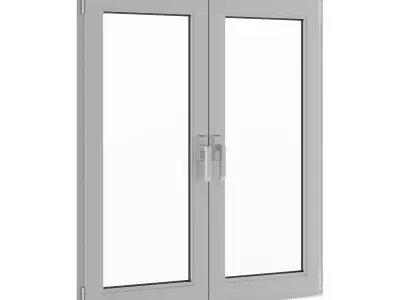 Metal Window 1180mm x 1260mm 3D model