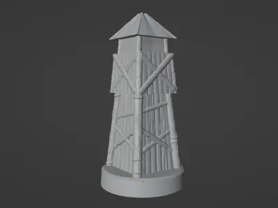 3D Model Fantasy Tower 3D print model