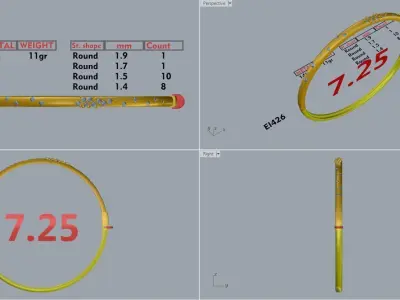 3d model of bracelet 3D model