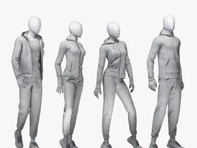  Sport suit set mixed 4 