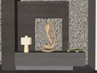 Italian style entrance hall 3D model