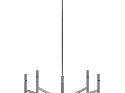 Dawlish 5 Light Chandelier by Greyleigh 3D model