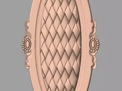 European furniture 3D relief models for CNC wood engraving E223 3D model