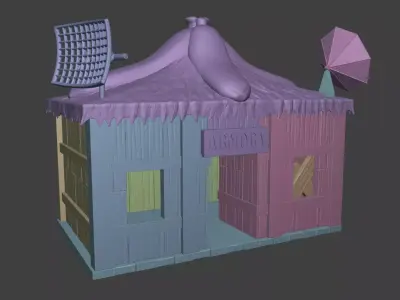 Donkey Kong 64 Funky Armory  3D print model