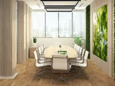 Modern Office Interior Design 3D model