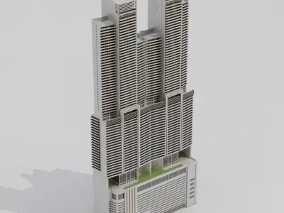 Lokhandwala Minerva Mumbai 3D model