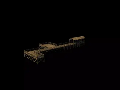 boardwalk structure  3D model