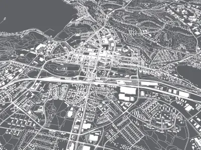 Cityscape Lahti Finland 3D model