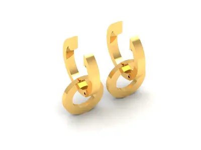 Earring 3Ddm stl obj fbx Render Details 3D print model order