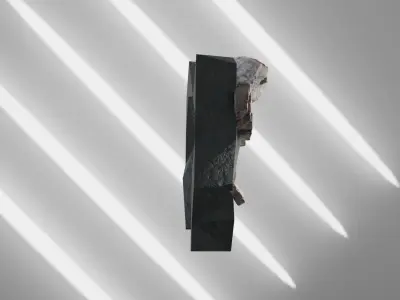 Mystical Portal - Realistic with a magical entrance Low-poly 3D model