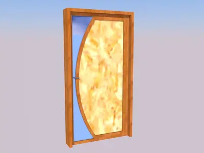 3D Home Door 3D model