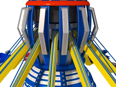 Rocket Carousel  3D model
