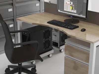 Office Furniture 3D model