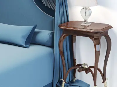 Bed with Canopy 3D model