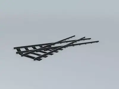Eco Rail Dirty Yard X-Over Old Steam Days Free 3D model