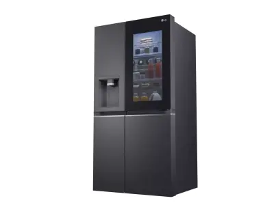 LG InstaView Refrigerator Low-poly 3D model