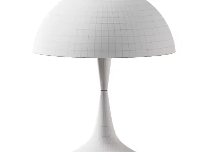 Mobile dimmbare LED-Tischlampe Panthella 160 3D model