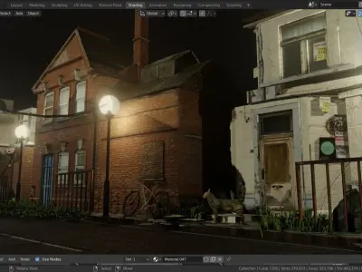 small town 3D model purchase