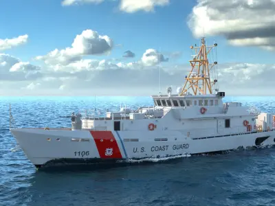  Coast Guard Cutter Jacob Poroo Sentinel Class Ship 