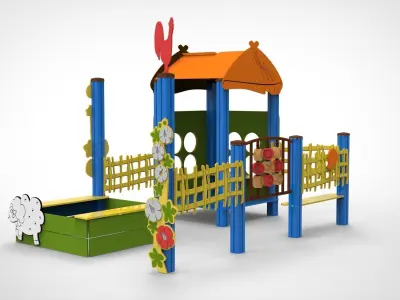 Playground for kids 3D model shop
